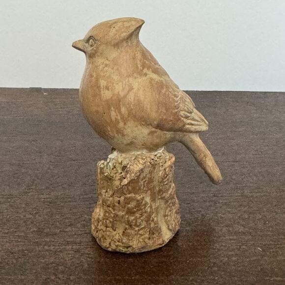 VTG Cardinal Exquisite Hand Carved Song Birds Perched Blue Jay Christmas - Picture 4 of 15